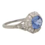 Art Deco Sapphire and Diamond Ring
