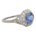Art Deco Sapphire and Diamond Ring