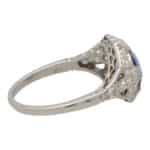 Art Deco Sapphire and Diamond Ring