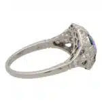Art Deco Sapphire and Diamond Ring