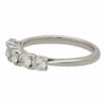 Contemporary Diamond Five Stone Ring