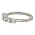 Contemporary Diamond Five Stone Ring