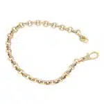 Vintage Retro Diamond Chain Link Bracelet