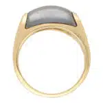 Vintage Bvlgari Tronchetto Hematite Ring