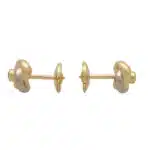Vintage Cartier Trinity Lovers Knot Diamond Stud Earrings