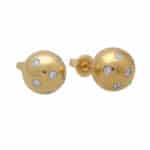 Vintage Tiffany & Co. Etoile Diamond Ball Earrings