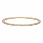 Vintage Cartier Etincelle Diamond Hinged Bangle