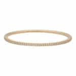 Vintage Cartier Etincelle Diamond Hinged Bangle