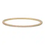 Vintage Cartier Etincelle Diamond Hinged Bangle