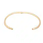 Vintage Cartier Etincelle Diamond Hinged Bangle