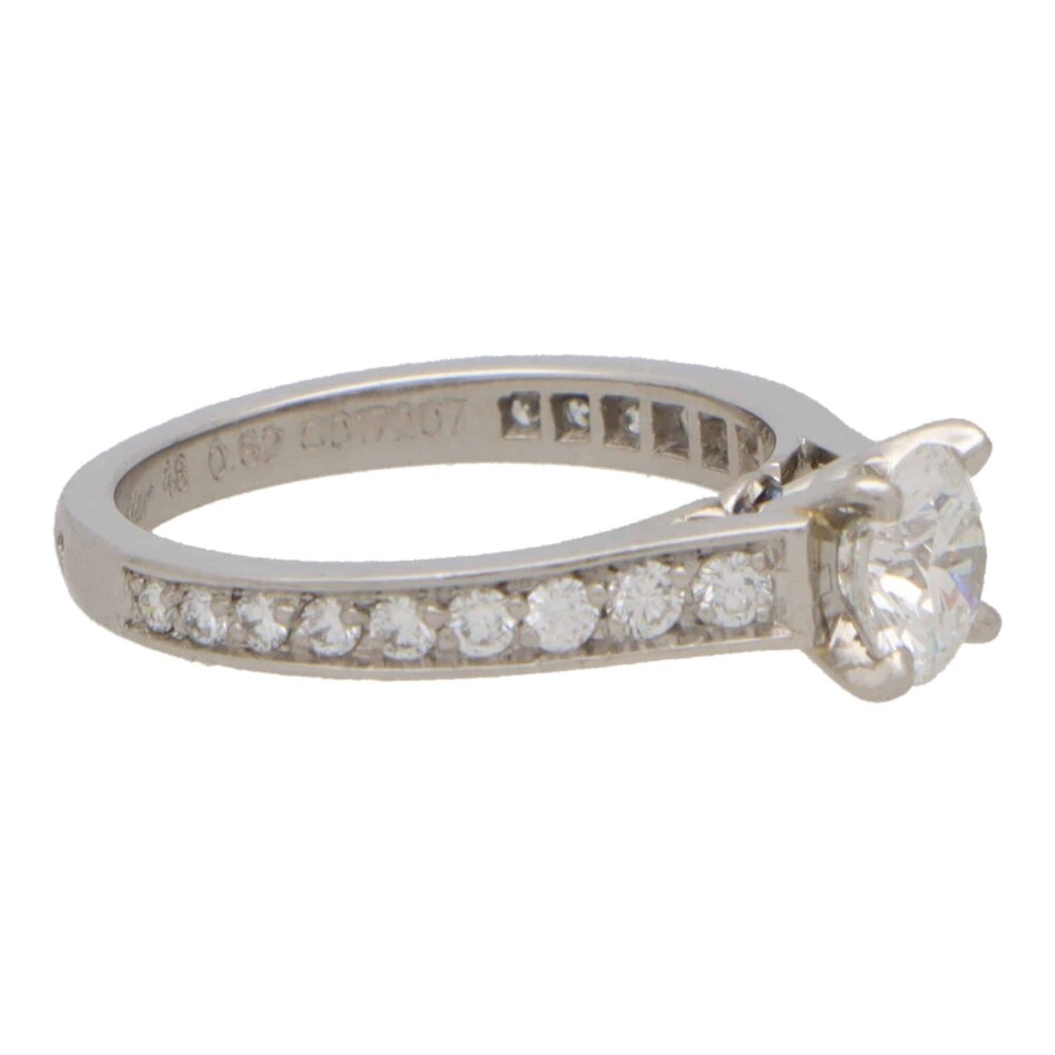 Vintage Cartier 1895 Diamond Solitaire Ring