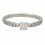 Vintage Tiffany & Co. ‘Harmony' Round Cut Diamond Ring