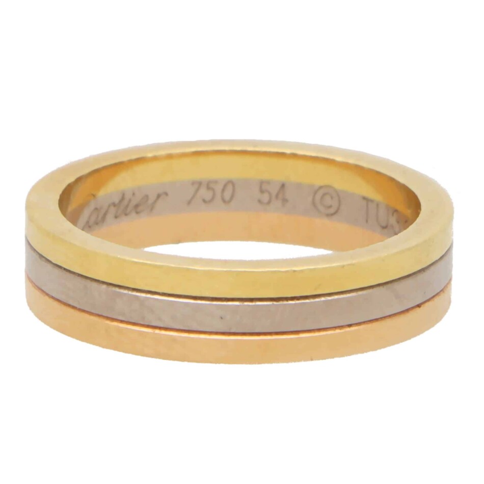 Vintage Cartier Trinity 'Vendome Louis' Band Ring