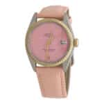 Vintage 1972 Rolex Oyster Perpetual Date Watch with Pink Dial