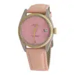 Vintage 1972 Rolex Oyster Perpetual Date Watch with Pink Dial