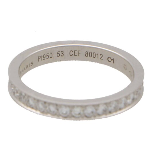 Vintage Fred Paris Diamond Full Eternity Ring