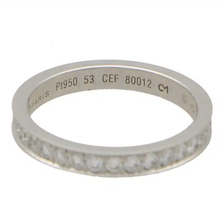 Vintage Fred Paris Diamond Full Eternity Ring