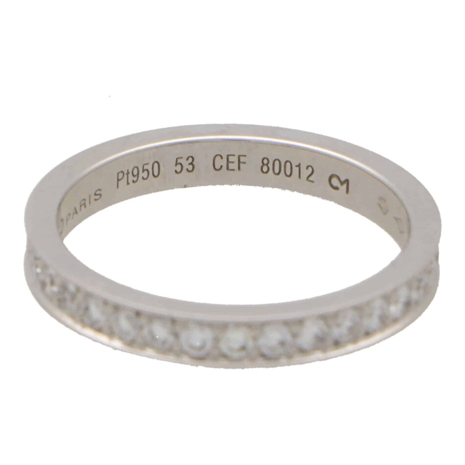 Vintage Fred Paris Diamond Full Eternity Ring