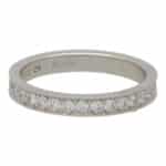 Vintage Fred Paris Diamond Full Eternity Ring