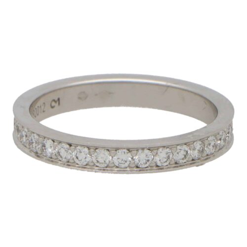 Vintage Fred Paris Diamond Full Eternity Ring