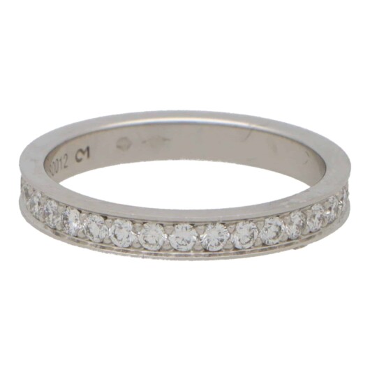 Vintage Fred Paris Diamond Full Eternity Ring
