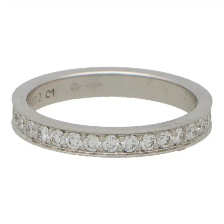 Vintage Fred Paris Diamond Full Eternity Ring