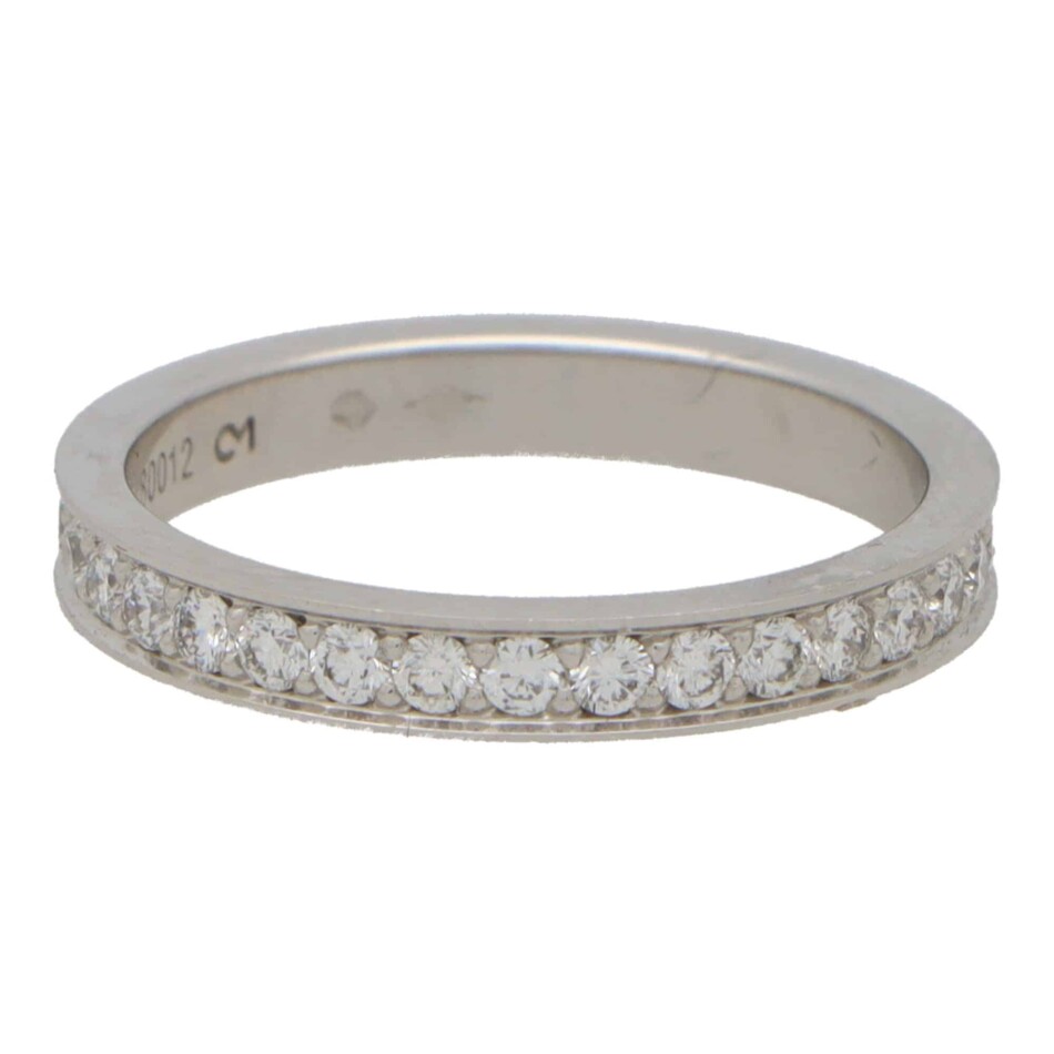 Vintage Fred Paris Diamond Full Eternity Ring