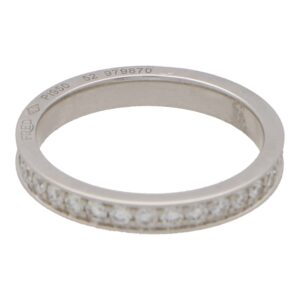 Vintage Fred Paris Full Diamond Eternity Ring