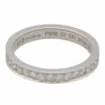 Vintage Fred Paris Diamond Full Eternity Band Ring