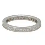 Vintage Fred Paris Princess Cut Diamond Full Eternity