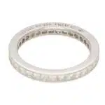 Vintage Fred Paris Princess Cut Diamond Full Eternity