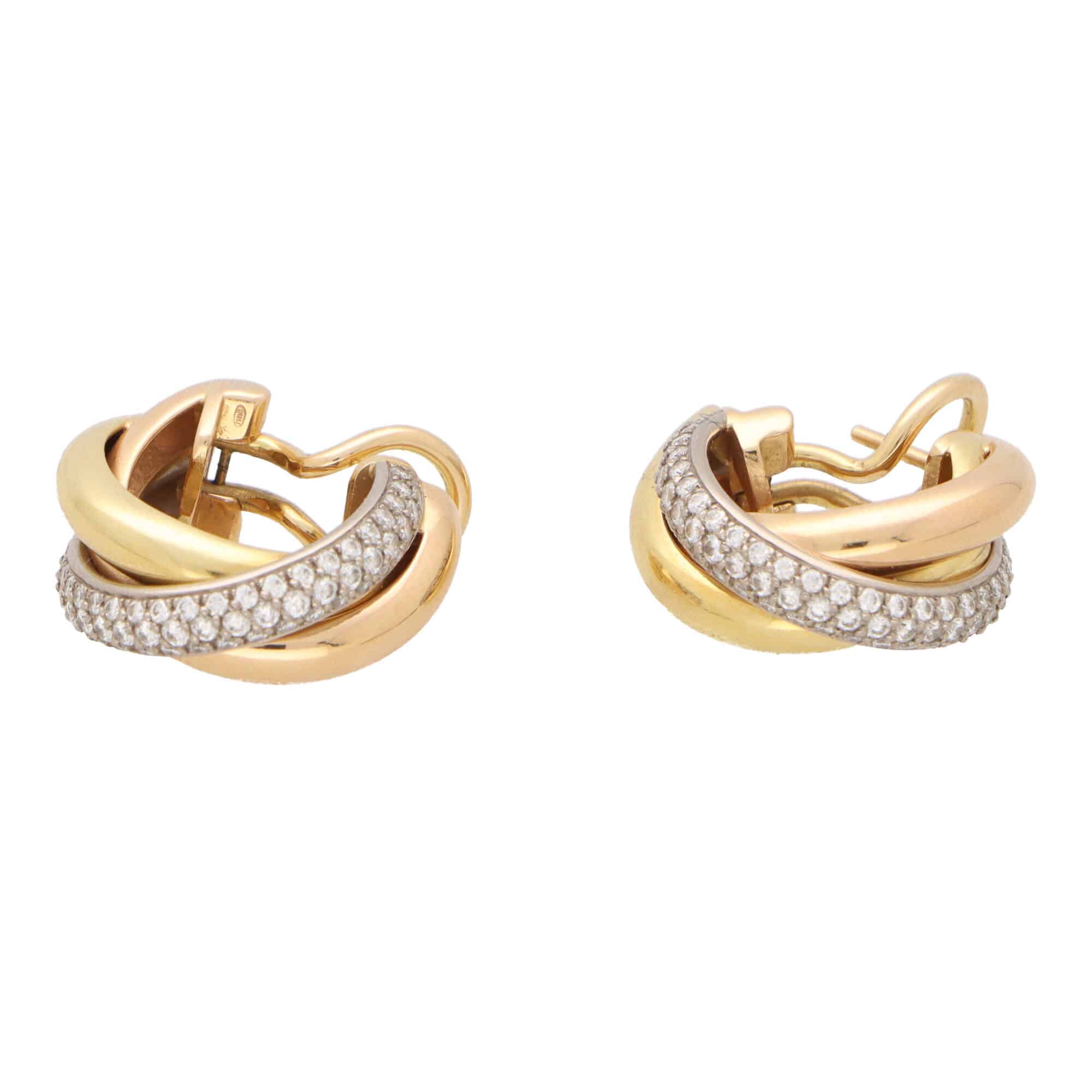 Cartier diamond drop clearance earrings