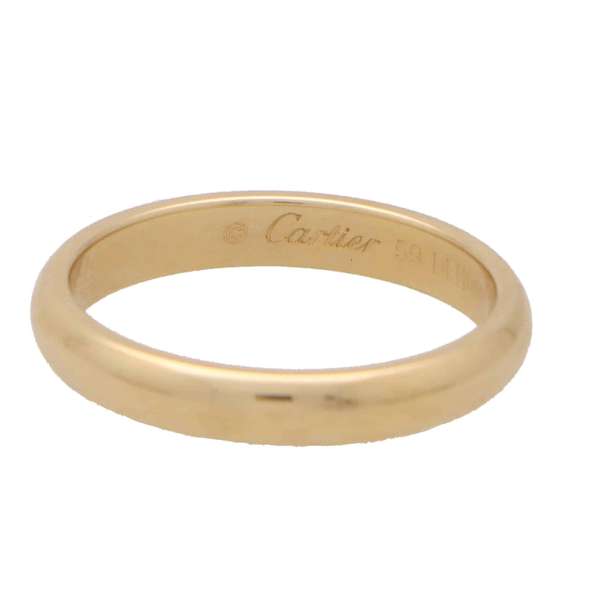 CRB4093900 - Cartier d'Amour wedding band - Platinum - Cartier