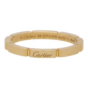 Vintage Cartier Lanières Brick Link Band Ring