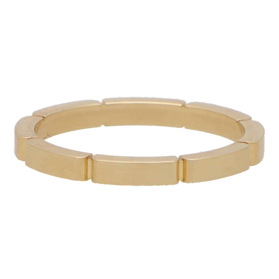 Vintage Cartier Lanières Brick Link Band Ring