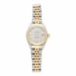 Vintage 2000 Steel and Gold Mother of Pearl Rolex Watch