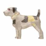 Ruby and Diamond Jack Russell Terrier Pin Brooch