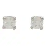Solitaire 0.26 Carat Diamond Stud Earrings