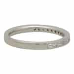 Contemporary Baguette and Round Cut Half Eternity Ring