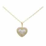 Vintage Chopard 'Happy Diamonds' Heart Pendant