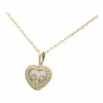 Vintage Chopard 'Happy Diamonds' Heart Pendant