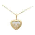 Vintage Chopard 'Happy Diamonds' Heart Pendant