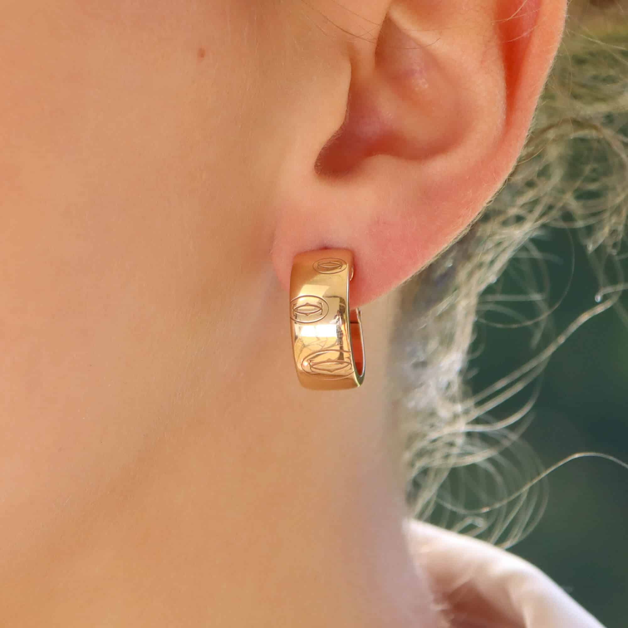Cartier men's store earrings