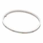Vintage Cartier White Gold Mini Love Bangle, Size 17