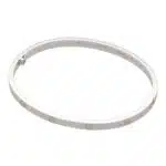 Vintage Cartier White Gold Mini Love Bangle, Size 17