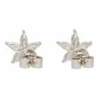 Marquise Cut Diamond Floral Stud Earrings