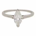 Vintage Tiffany & Co Marquise Diamond Ring