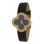 Vintage Van Cleef & Arpels Alhambra Onyx Watch