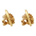 Vintage Hermès Circular Knot Earrings