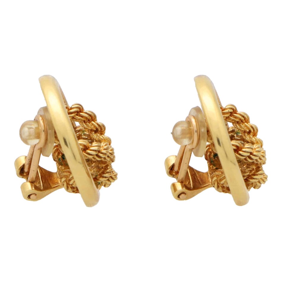 Vintage Hermès Circular Knot Earrings
